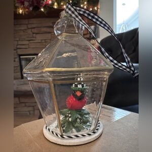 Mackenzie Childs Cardinal Cloche ornament